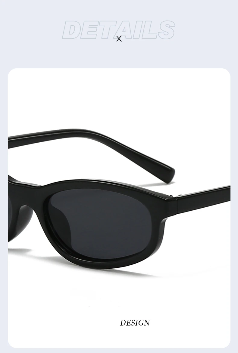 Hiking Vintage Small Oval Anti Light Glasses Women Men Classic Fashion Brand Shades Daily Leisure Travel Lady Man Eyewear UV400