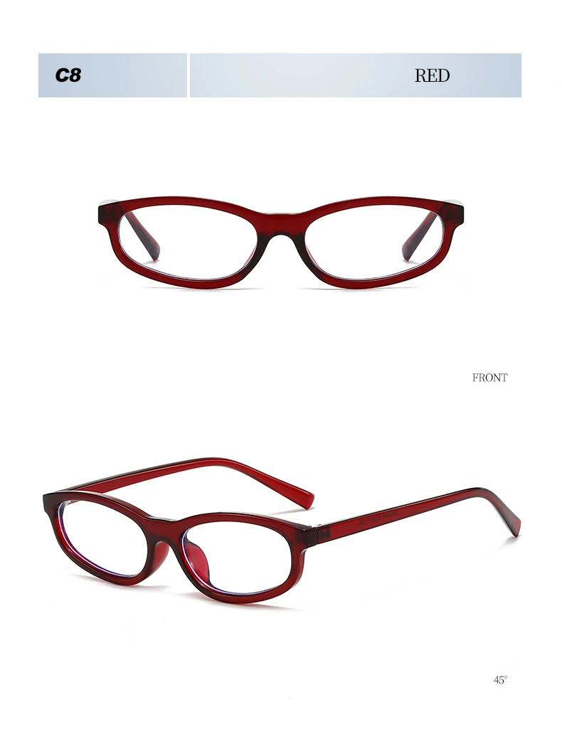 Hiking Vintage Small Oval Anti Light Glasses Women Men Classic Fashion Brand Shades Daily Leisure Travel Lady Man Eyewear UV400