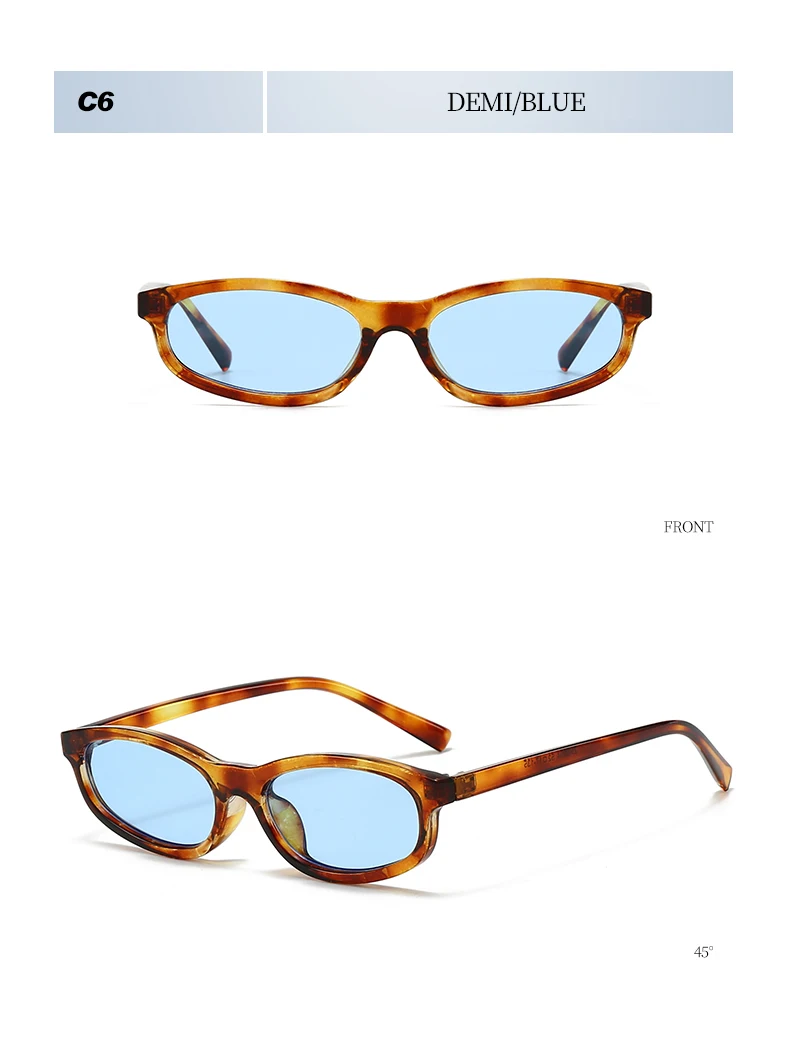 Hiking Vintage Small Oval Anti Light Glasses Women Men Classic Fashion Brand Shades Daily Leisure Travel Lady Man Eyewear UV400