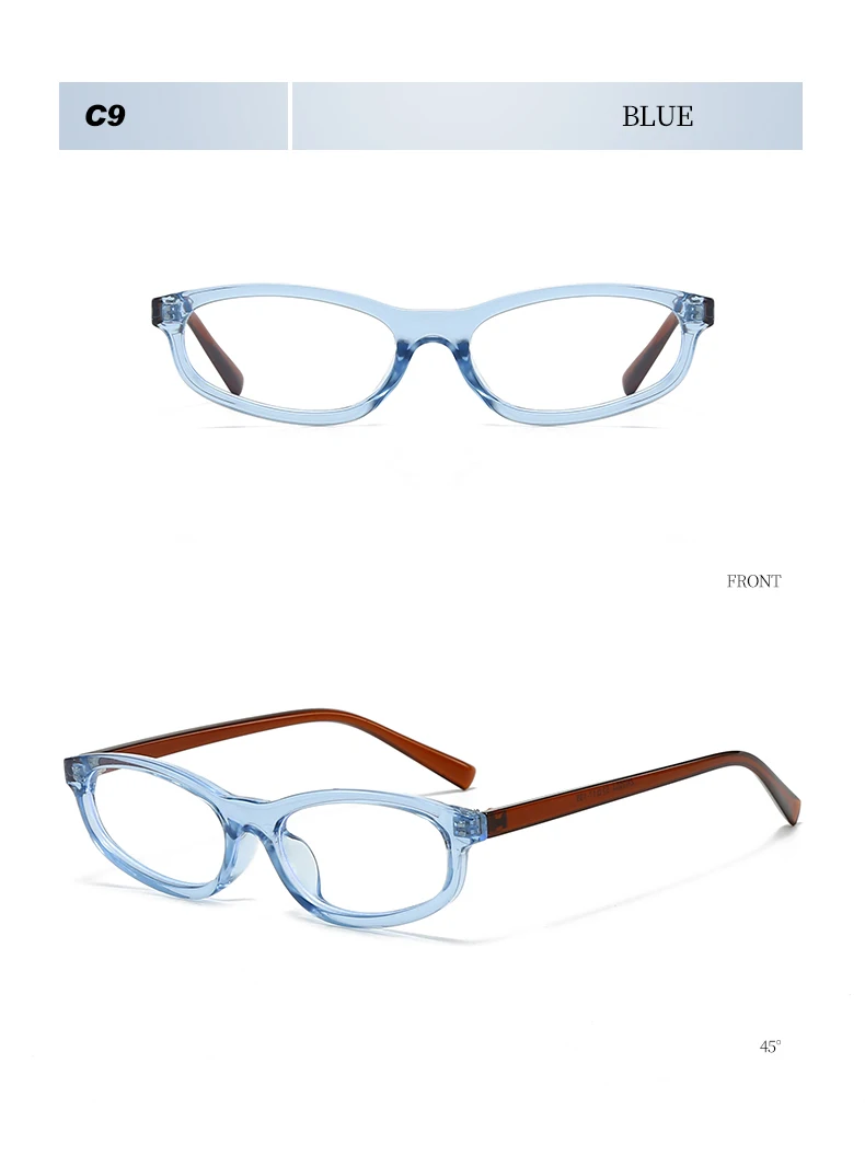 Hiking Vintage Small Oval Anti Light Glasses Women Men Classic Fashion Brand Shades Daily Leisure Travel Lady Man Eyewear UV400