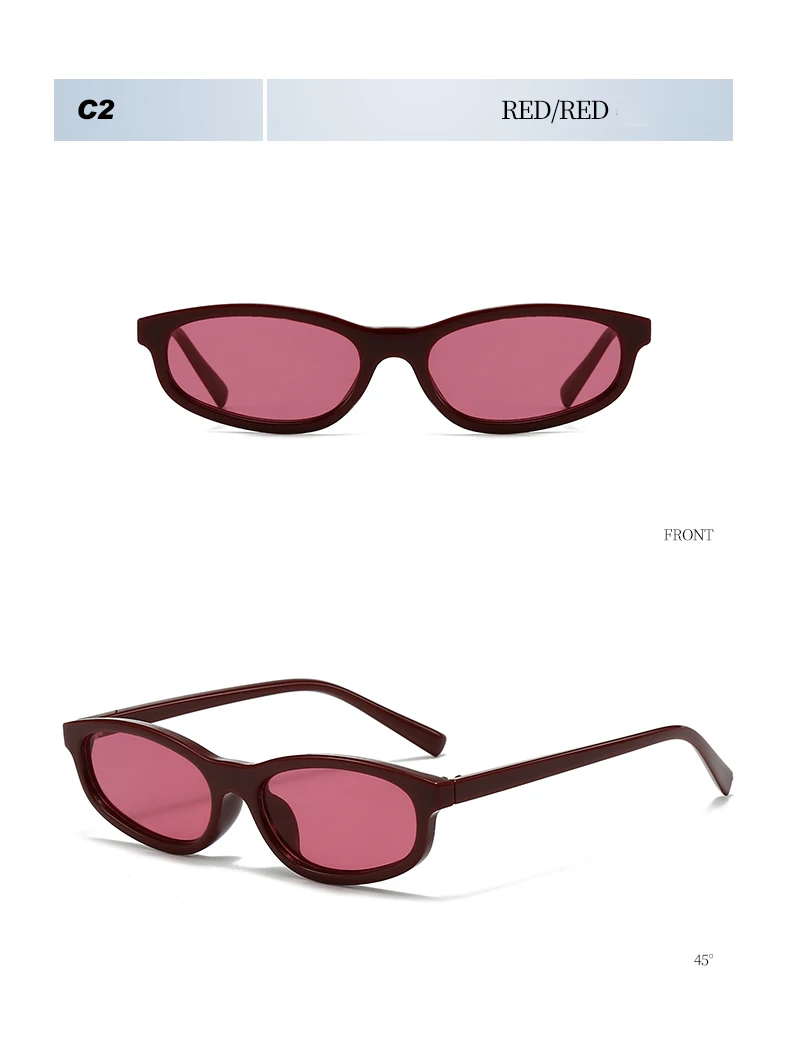 Hiking Vintage Small Oval Anti Light Glasses Women Men Classic Fashion Brand Shades Daily Leisure Travel Lady Man Eyewear UV400