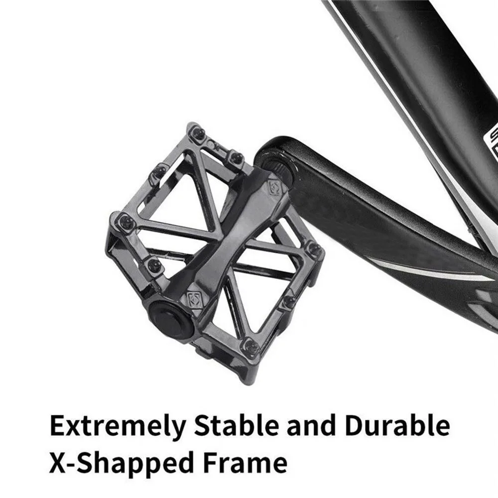Universal Mountain Biking Pedals Save Effort Anti-slip Bike Bearing Pedals Bicycle Accessories Durable Aluminum Alloy Pedals