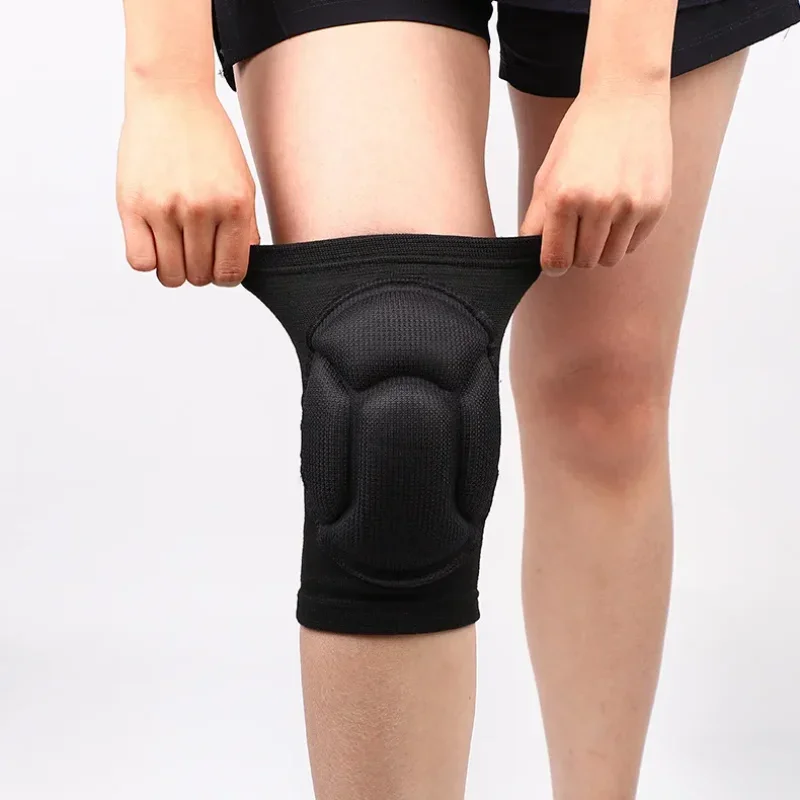 1Pair Thickened Protection Sports Kneepad Gym Support Fitness Gear Gear Basketball Brace Protector Male/Female Non Slip Pads