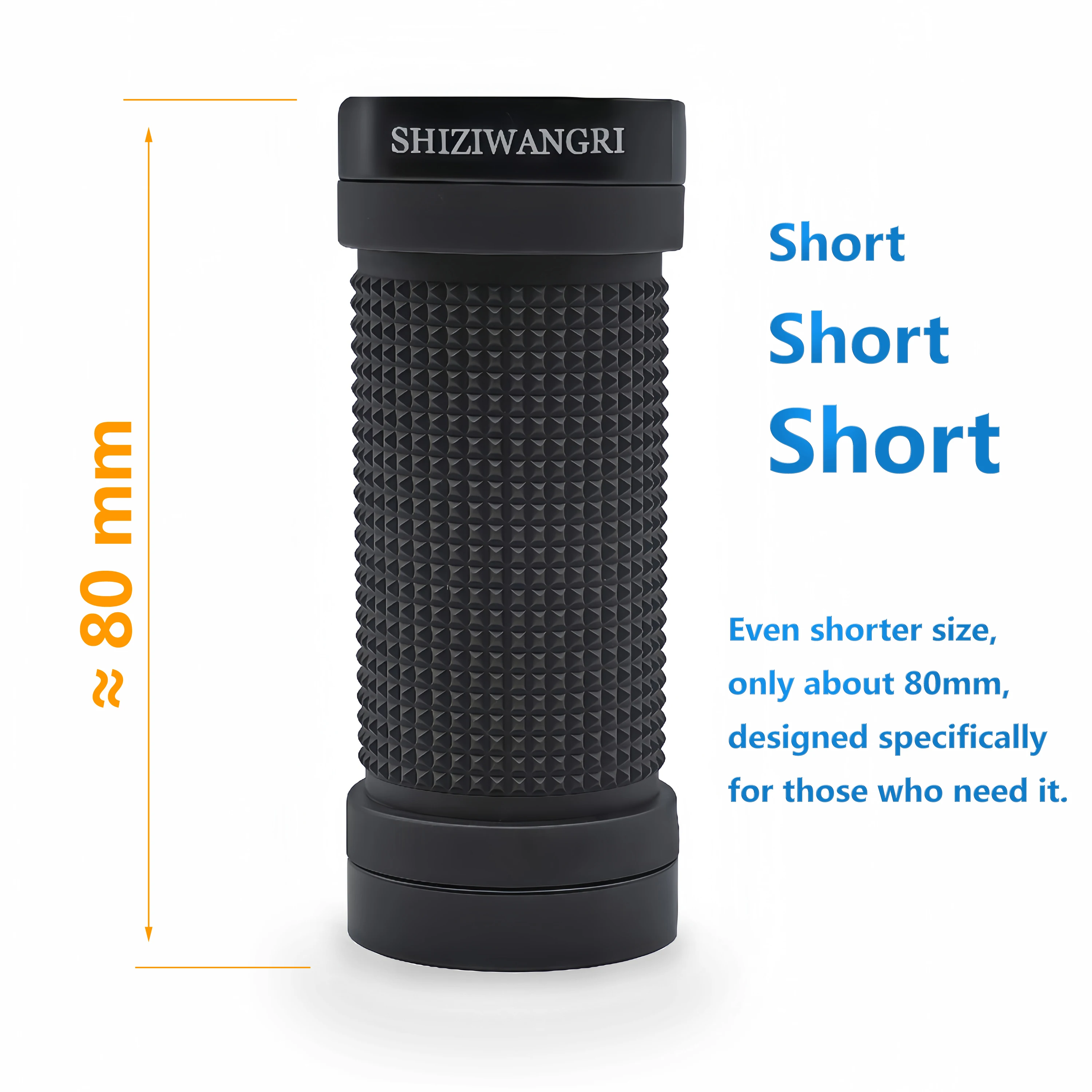 SHIZIWANGRI MTB Grips 80mm/129mm High Quality Rubber Bicycle Handlebar Anti-Skid Cover Rubber Bike Gloves Turn Handle