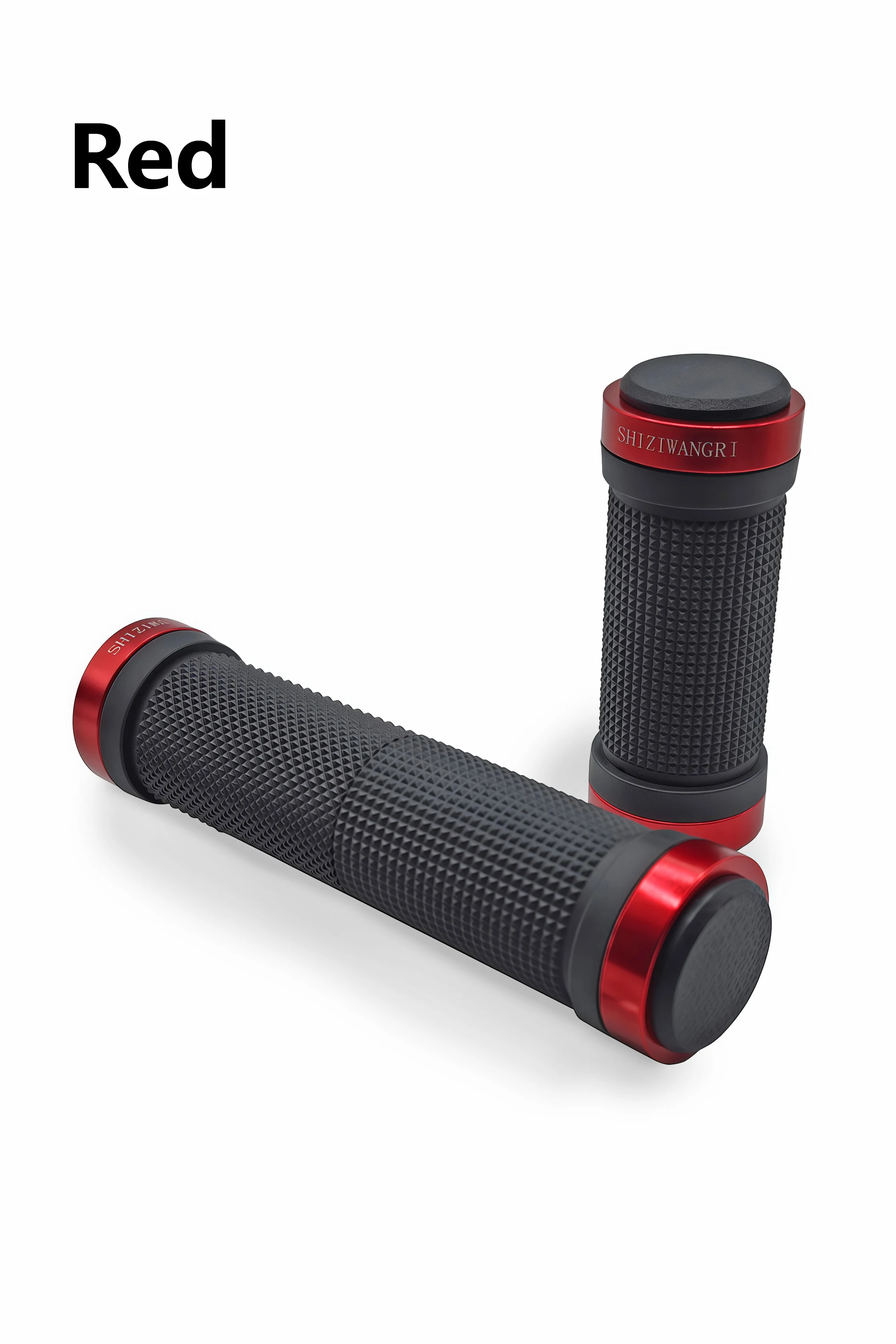 SHIZIWANGRI MTB Grips 80mm/129mm High Quality Rubber Bicycle Handlebar Anti-Skid Cover Rubber Bike Gloves Turn Handle