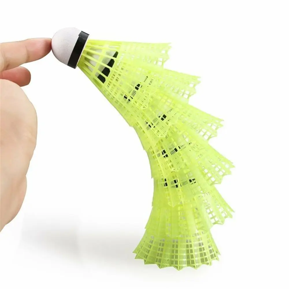 New Plastic Badminton Shuttlecocks Stable Sports Nylon Badminton Durable Outdoor Badminton Training Balls