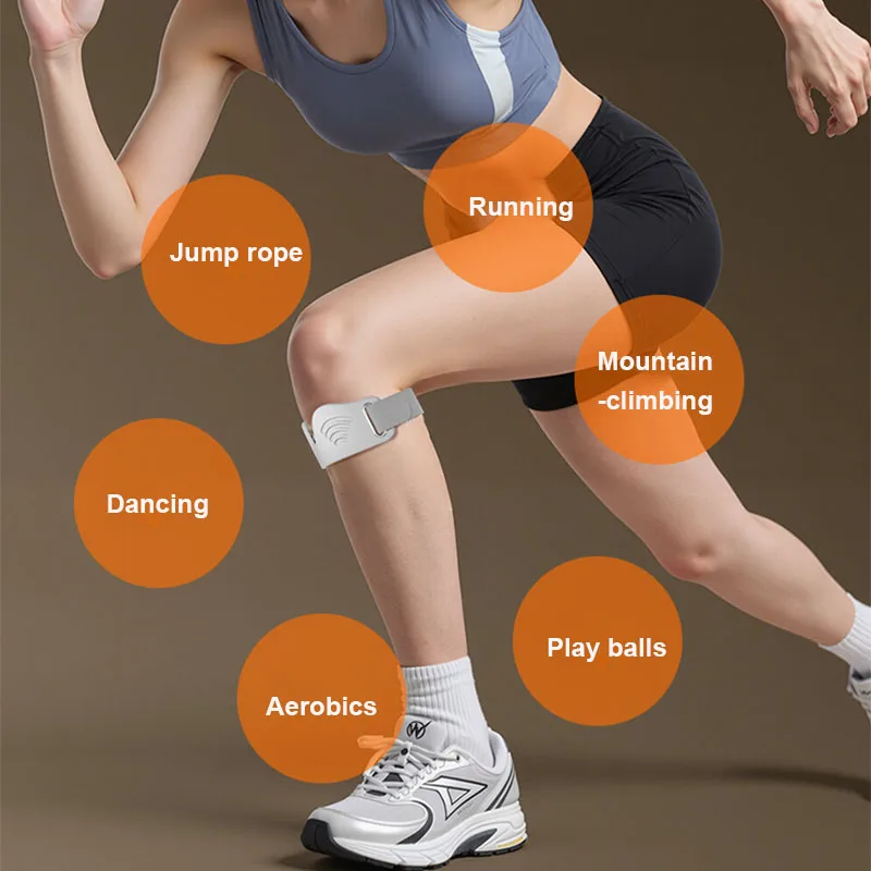 Adjustable Patella Knee Brace Knee Support Protector for Running Hiking Gym Sports Fitness & Daily Use