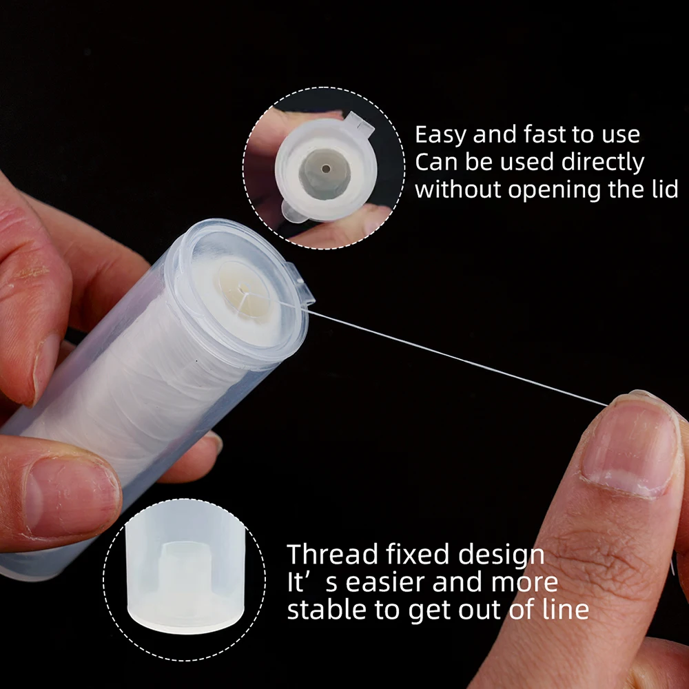 Sea fishing bait elastic thread, invisible nylon bait protection thread, bait thread, size 1#2#3#4#5#7#, with barreled high-stre