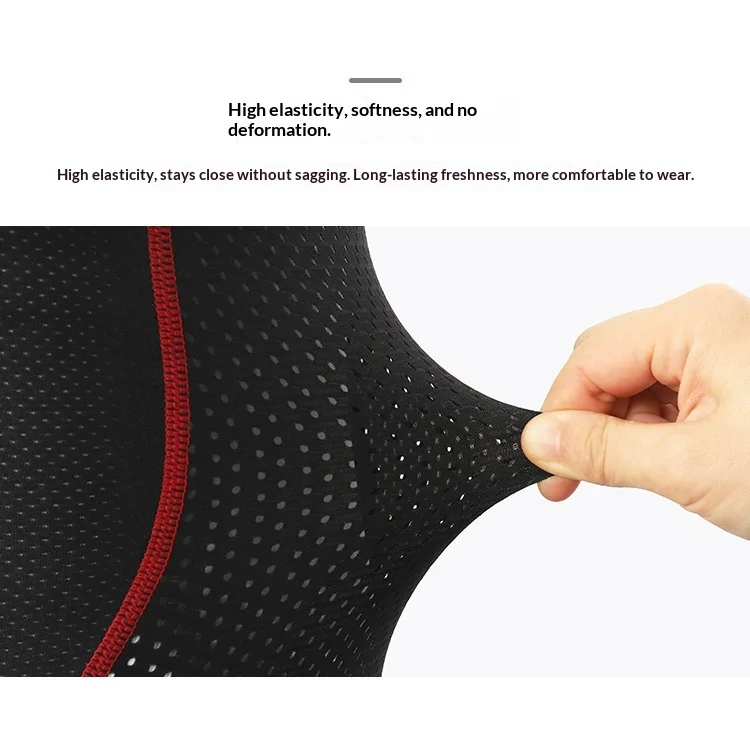 OFFBONDAGE Cycling Shorts Men Breathable Mesh Cycling Underwear 5D Gel Pad Shockproof MTB Bike Shorts Cycling Clothes