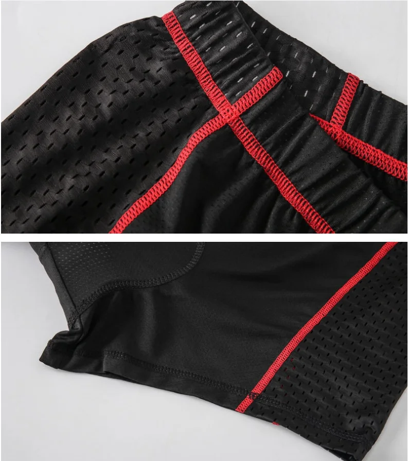 OFFBONDAGE Cycling Shorts Men Breathable Mesh Cycling Underwear 5D Gel Pad Shockproof MTB Bike Shorts Cycling Clothes