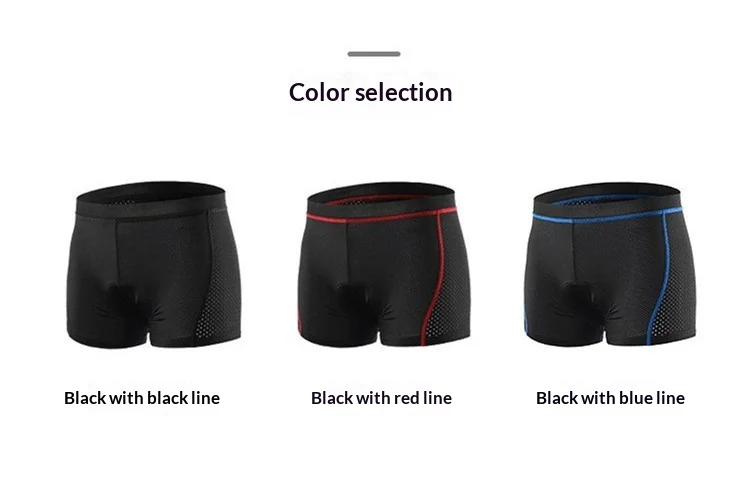 OFFBONDAGE Cycling Shorts Men Breathable Mesh Cycling Underwear 5D Gel Pad Shockproof MTB Bike Shorts Cycling Clothes