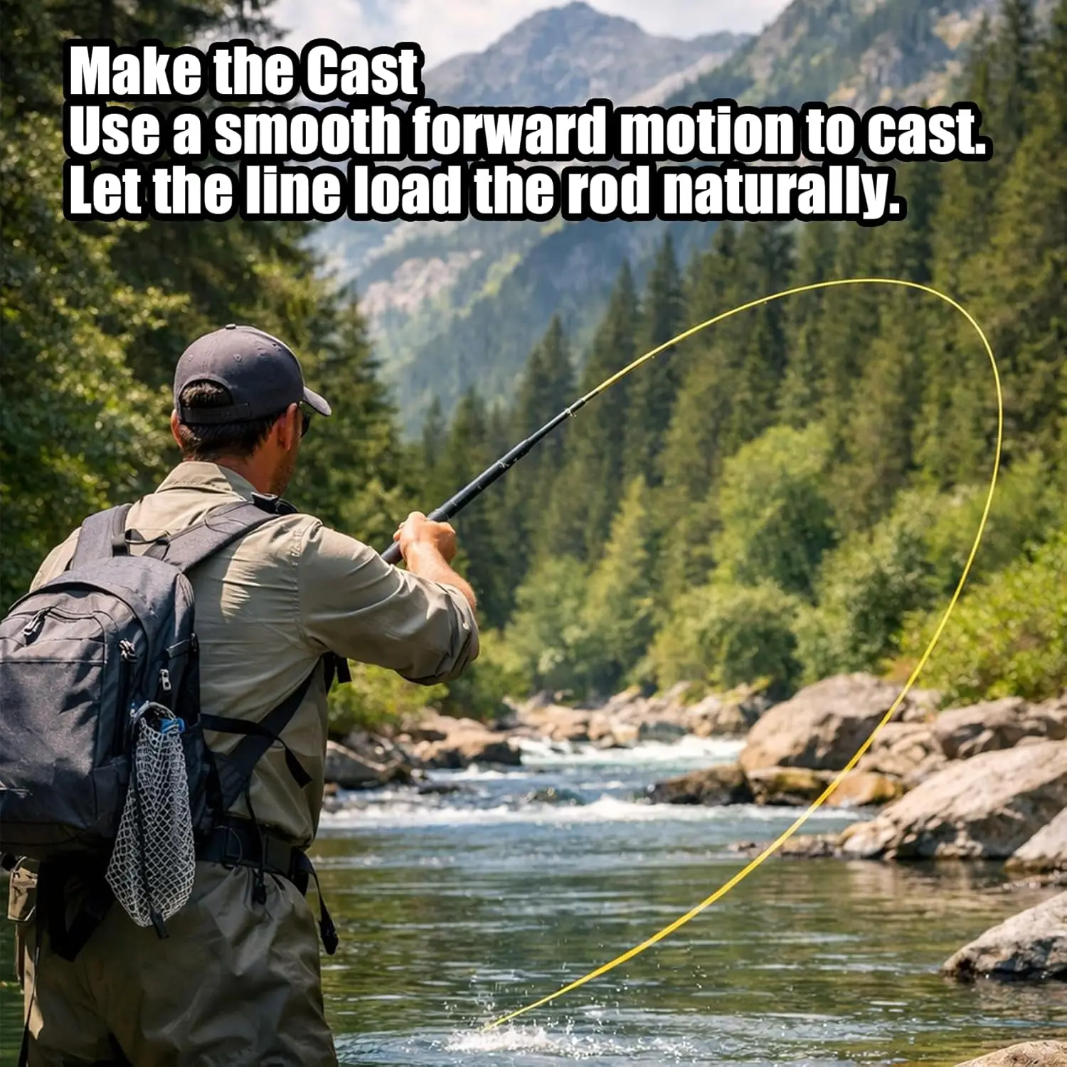 Aventik 11-14ft 12LB Tenkara Fly Fishing Line Tapered Floating Line PVC Coated Low Stretch Mono Core Smooth Casting Line
