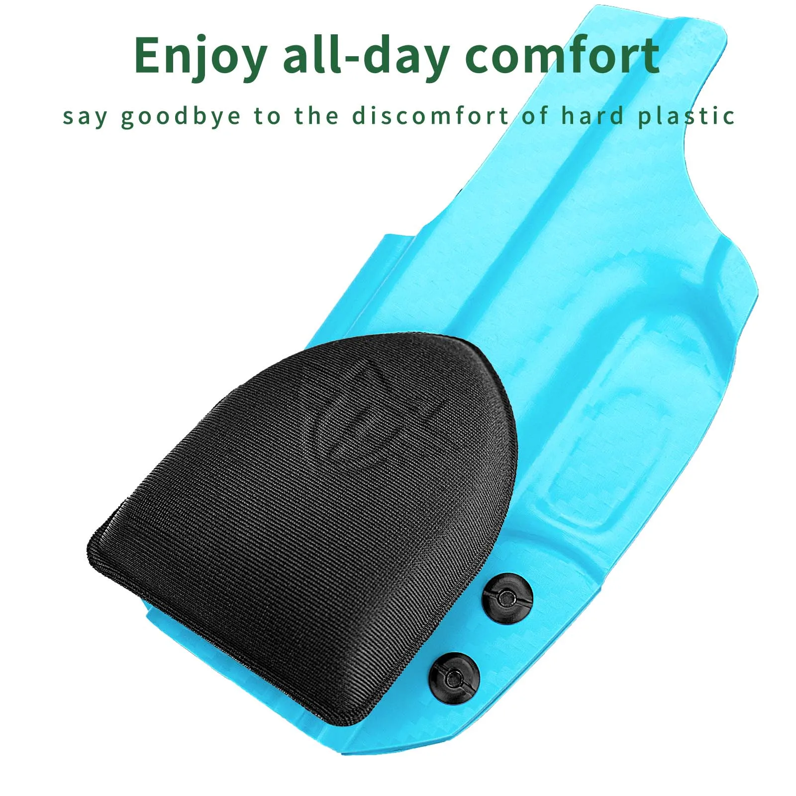 Holster Wedge for Concealed Carry 1pc Adjustable Grip Reduction Anti Printing Design Memory Foam Pad Comfort