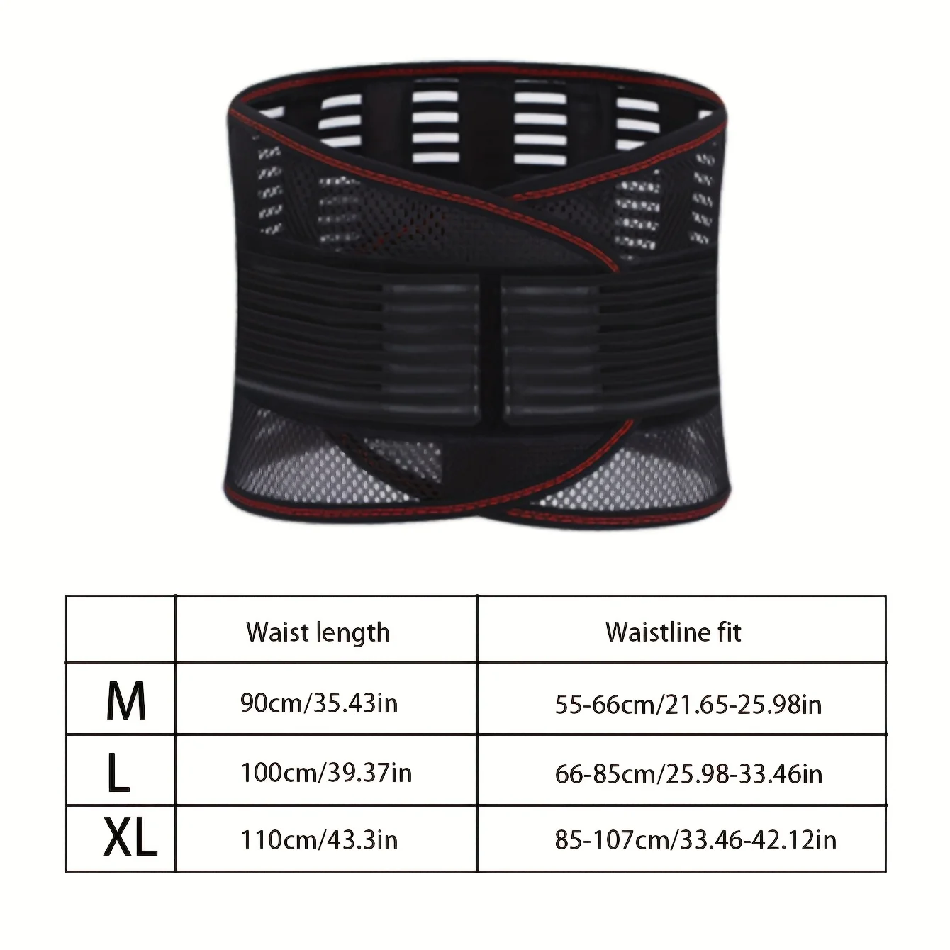 Waist Support Belt Breathable Adjustable Posture Corrector Lumbar Support Brace Herniated Disc Sciatica Pain Relief Waist Brace