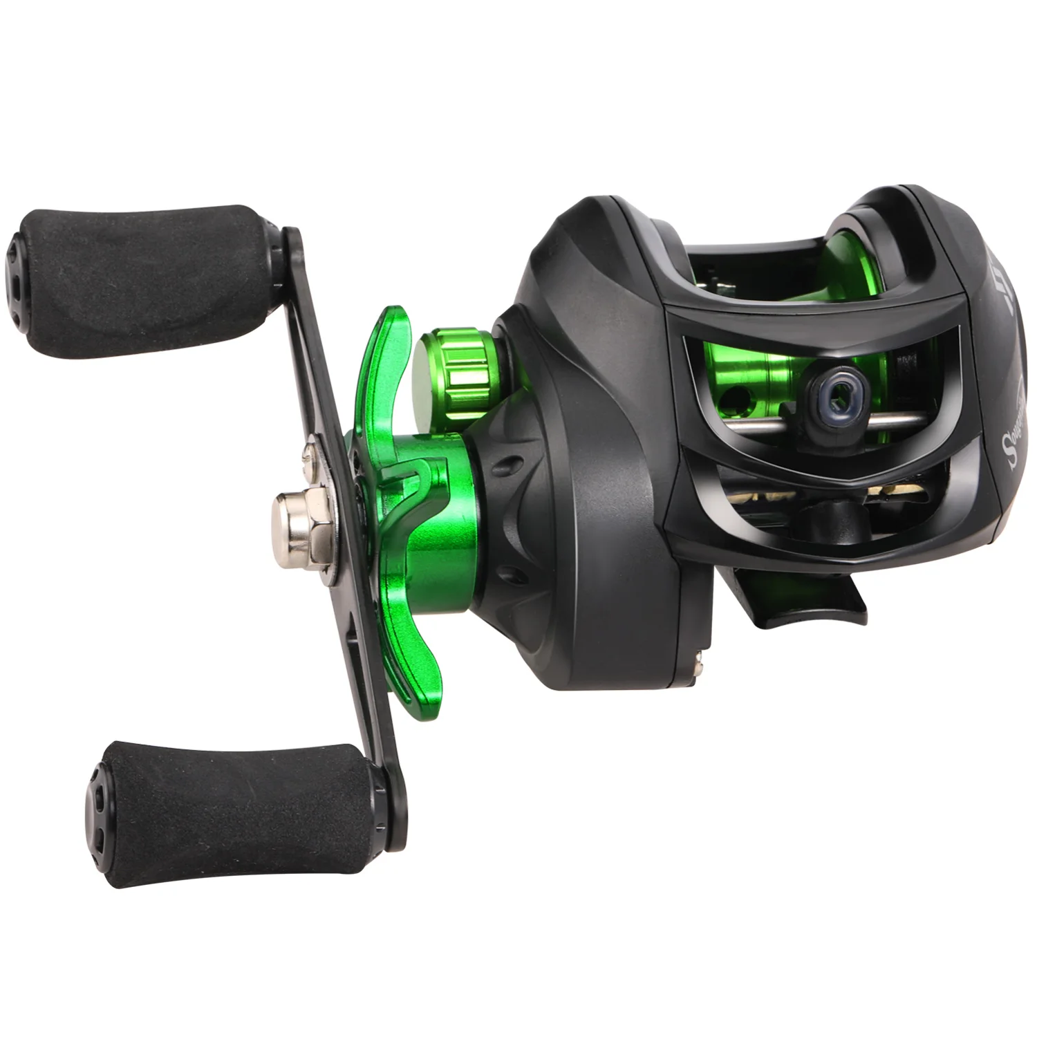 Sougayilang Baitcasting Reel Magnetic Braking System 7.2:1 Gear Ratio Aluminum Spool 8KG Max Drag Freshwater Fishing Coil