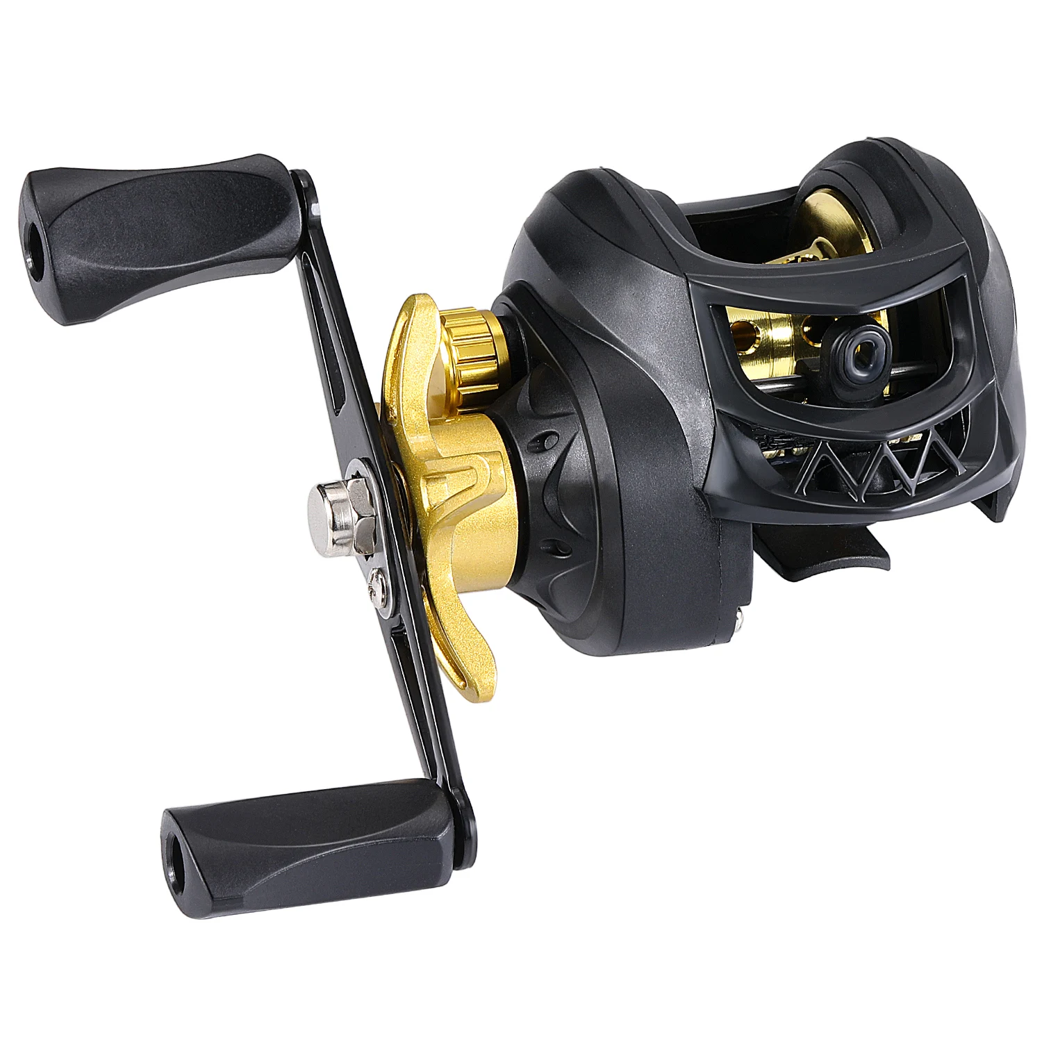 Sougayilang Baitcasting Reel Magnetic Braking System 7.2:1 Gear Ratio Aluminum Spool 8KG Max Drag Freshwater Fishing Coil