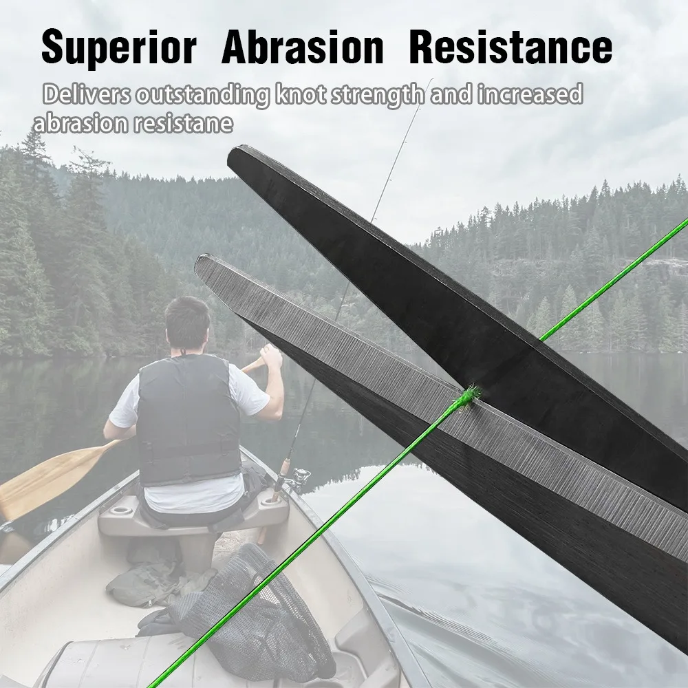BAKAWA 4X Braided Fishing Line PE Fishing Wire 100M 300M 500M 1000M Abrasion Resistant Super Strong Multifilament Smooth Casting