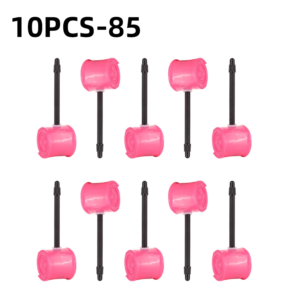 10Pcs Ultralight Bike TPU Inner Tube 700X23/25/28/32C Road Bicycle TPU Material Tire 45mm/65mm/85mm Length French Valve MTB