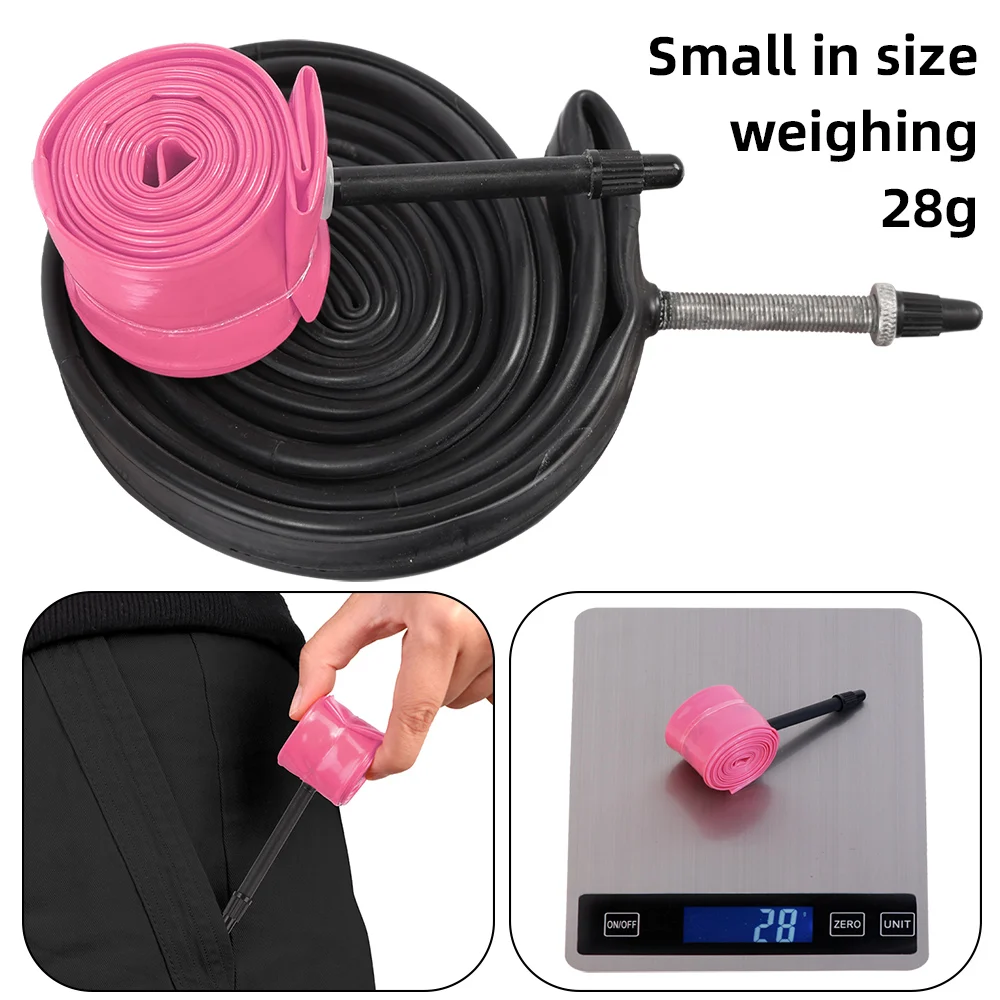 10Pcs Ultralight Bike TPU Inner Tube 700X23/25/28/32C Road Bicycle TPU Material Tire 45mm/65mm/85mm Length French Valve MTB