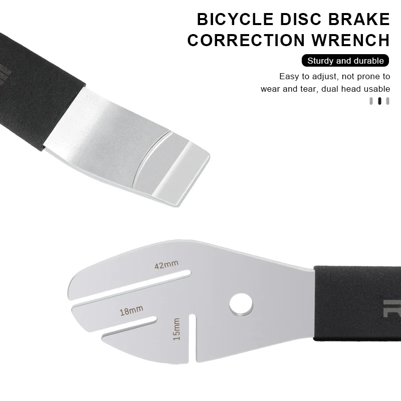 Bike Disc Straightening Wrench Disc Brake Rotor Alignment Truing Tools Stainless Steel Correction Wrench Bike Repair Tool