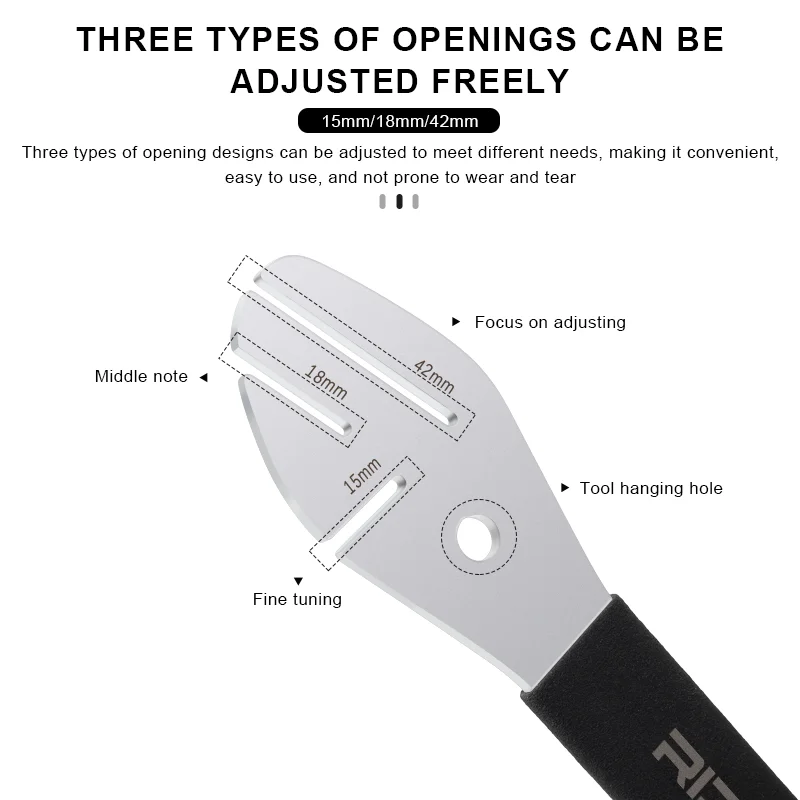 Bike Disc Straightening Wrench Disc Brake Rotor Alignment Truing Tools Stainless Steel Correction Wrench Bike Repair Tool
