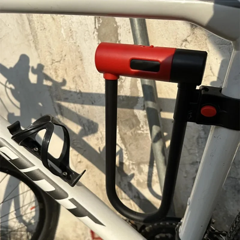 Bicycle Lock Bracket U Lock Bike Accessories Fixed Frame Mount Bracket Cycling Parts Applicable to lock lever 13MM