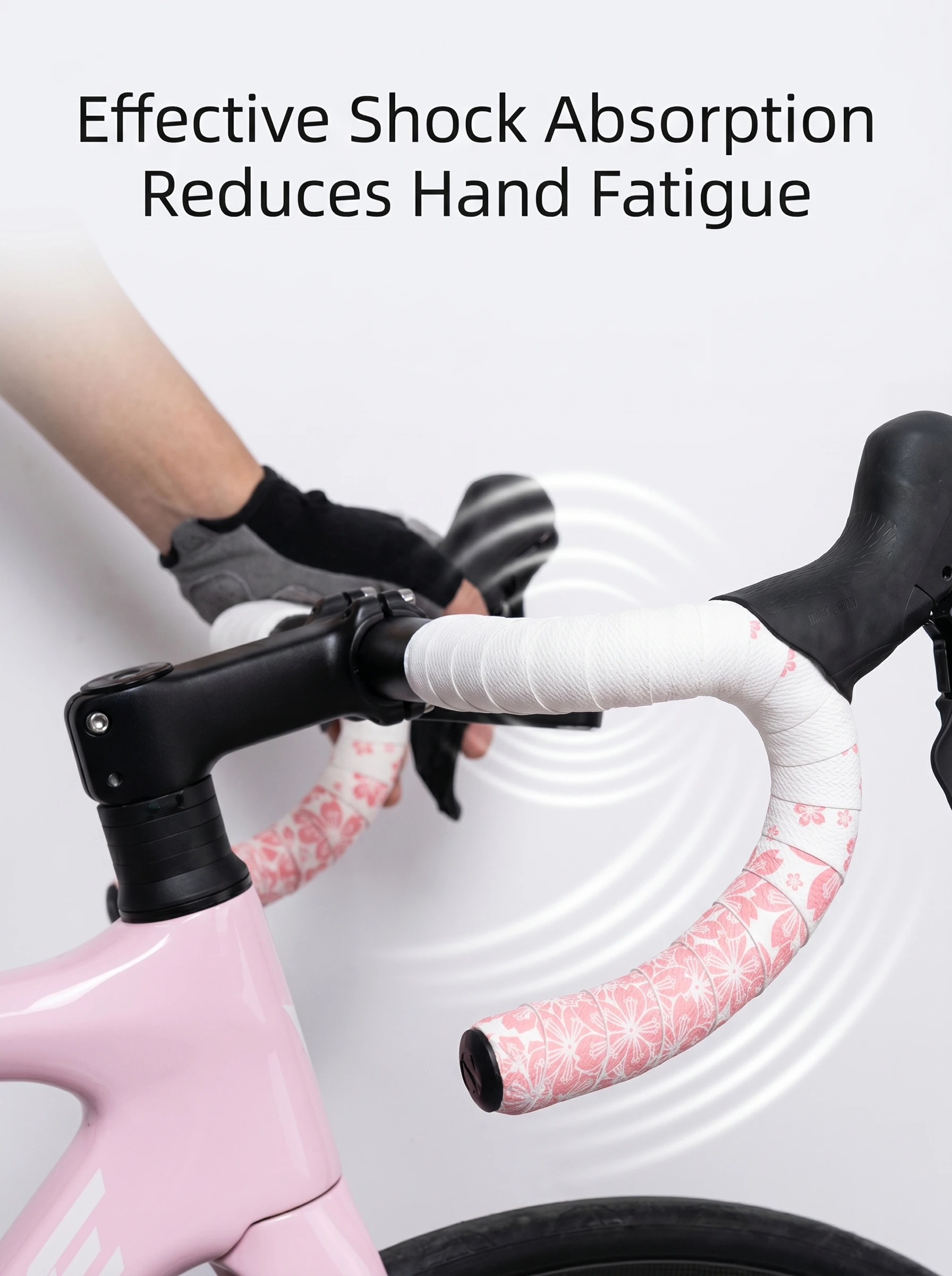 NPY Cherry Blossom Handlebar Tape Road EVA Bicycle Handlebar Tape Riding Handlebar Strap Bicycle Accessorie