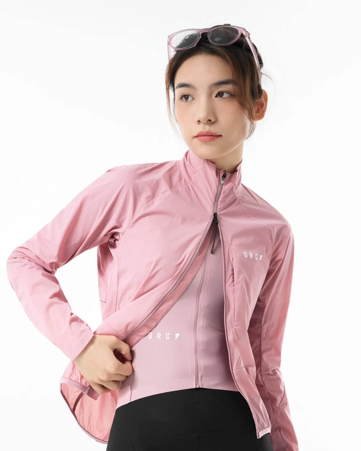 GRC Cycling Apparel Unisex Tech Wind Jacket Windproof Breathable for Outdoor Cycling