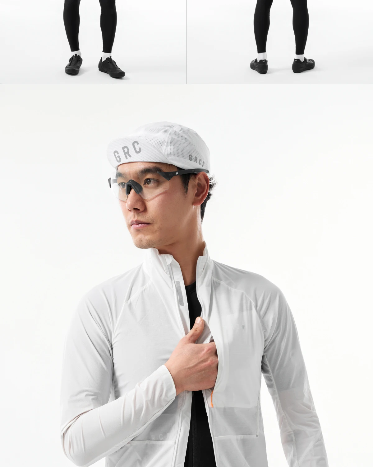GRC Cycling Apparel Unisex Tech Wind Jacket Windproof Breathable for Outdoor Cycling
