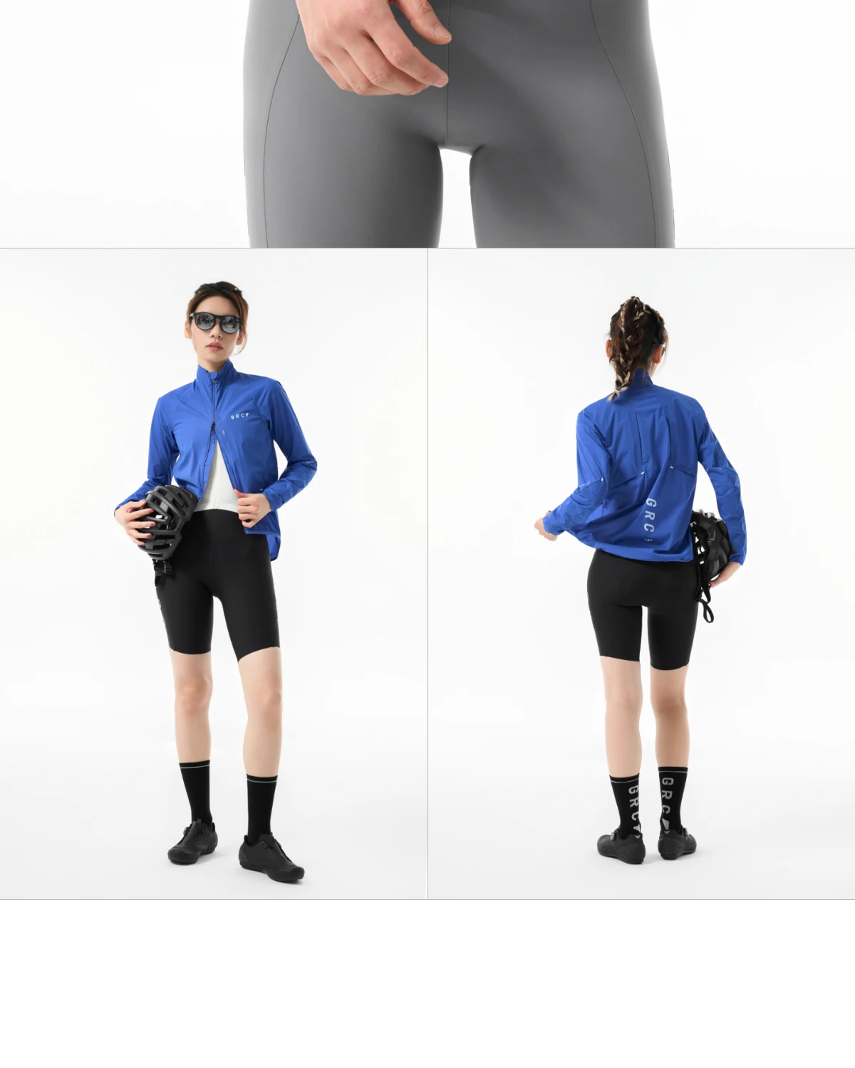 GRC Cycling Apparel Unisex Tech Wind Jacket Windproof Breathable for Outdoor Cycling