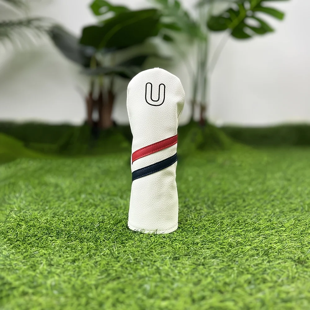 1/4pcs Golf Club Cover, Number Print Golf Club Cover, Waterproof PU Club Protective Cover