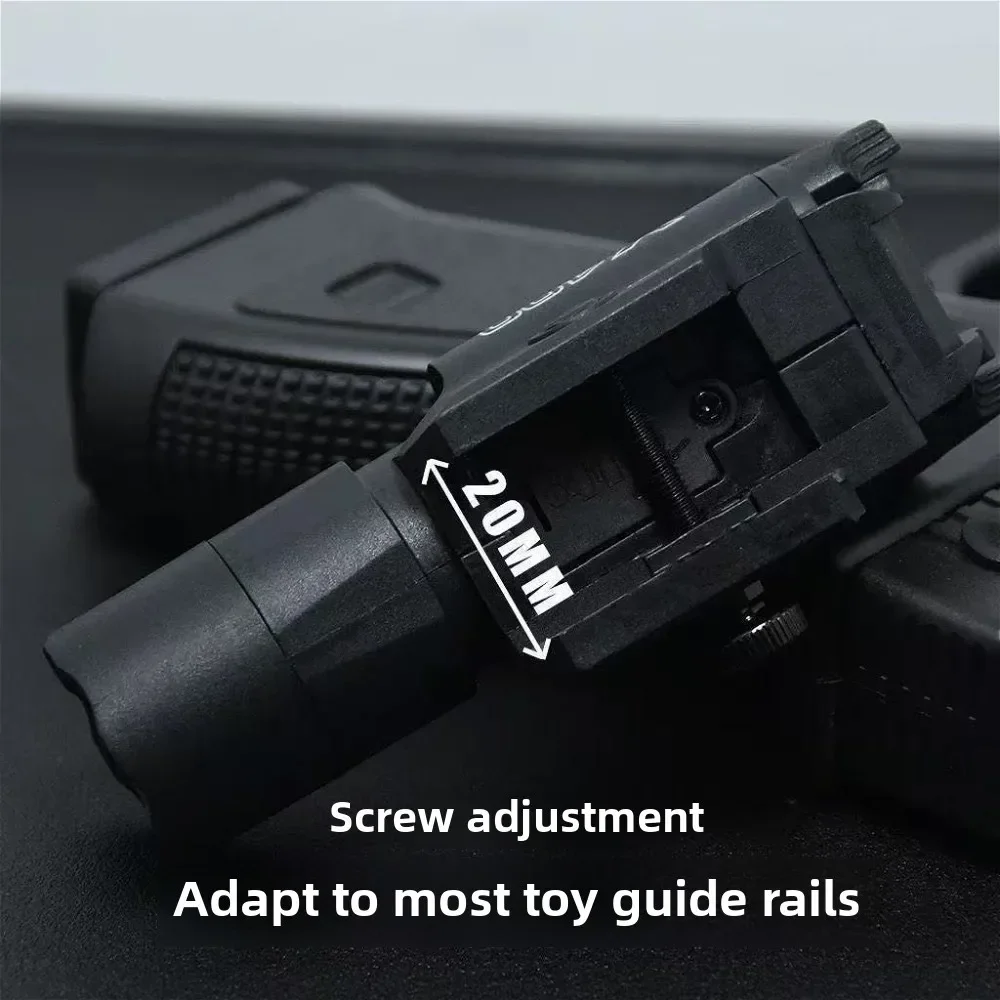 X400U Tactical Flashlight with Laser Sight, Dual-Mode White Light & Red Laser, One-Button Switch, Aircraft Aluminum Alloy, Quick