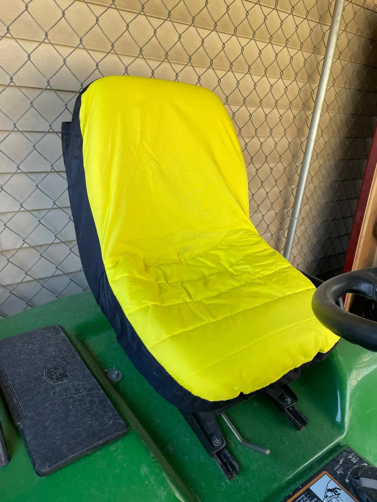 Waterproof Riding Lawn Mower Seat Cover Cushion LP92334 for John Deere Tractor Gator 300D Oxford Padded