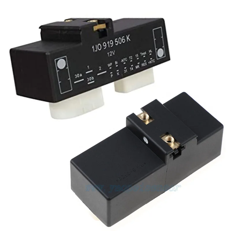 1PCS 1J0919506K Cooling Fan Control Relay Module 1J0 919 506 K 1J0 919 506K For VW Audi A3 TT Golf Jetta POLO Beetle MK4 Bora