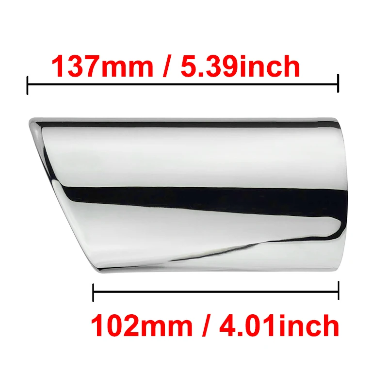 Car Tailpipe Exhaust Muffler Tip Pipe Cover For VW Touran 5T1 TIGUAN MK2 GOLF MK7 POLO 6R JETTA MK6 Auto Accessories
