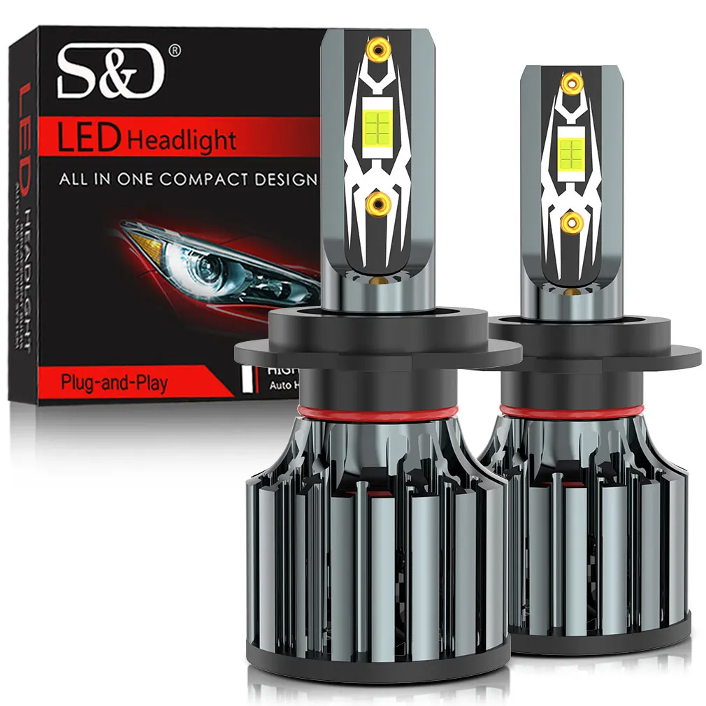 30000LM H7 H1 H4 LED H8 H11 9005 HB3 9006 HB4 9012 Hir2 9008 H13 Canbus Led Bulb 3570 CSP Automobile Headlight Turbo Fog Lamp
