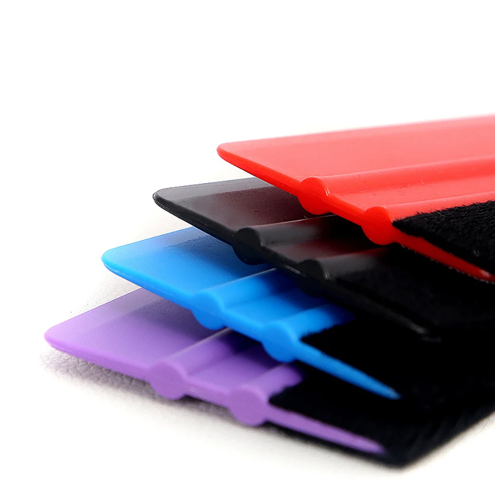 ALIWRAP 10pcs Vinyl Squeegee Applicator Felt Fabric Scraper for Vinyl Wrap Car Stickers Carbon Film Install Window Film Tinting
