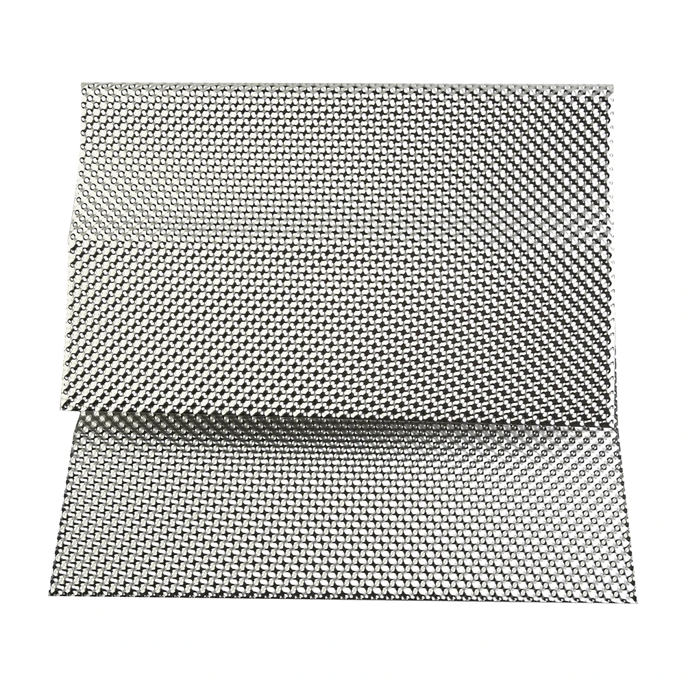 Easily Flexes 100% New Entering The Cabin Heat Shield Heat Shield Aluminum Embossed Exhausts Electrical Silver