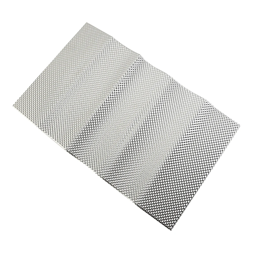 Easily Flexes 100% New Entering The Cabin Heat Shield Heat Shield Aluminum Embossed Exhausts Electrical Silver