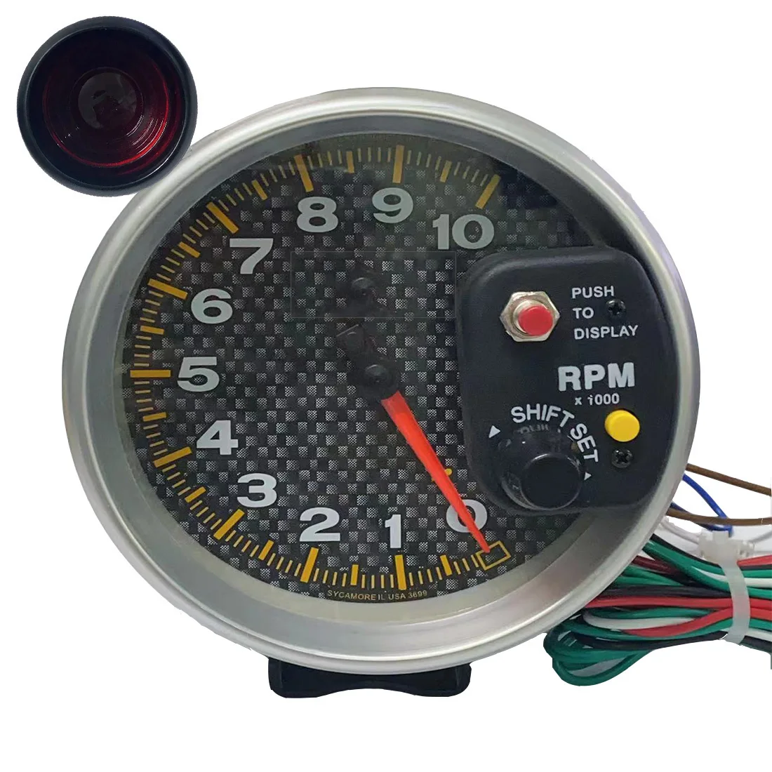 HA Accessories Repalcement Auto Gauge Tachometer 5inch 125mm 0-10000RPM Auto Meter