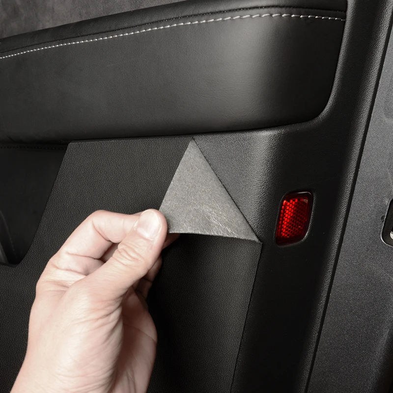 for Tesla Model 3/Y/6-Seater Model YL Car Door anti Kick Pad, Door Panel Protective Pad, anti Stepping and anti Dirt Pad