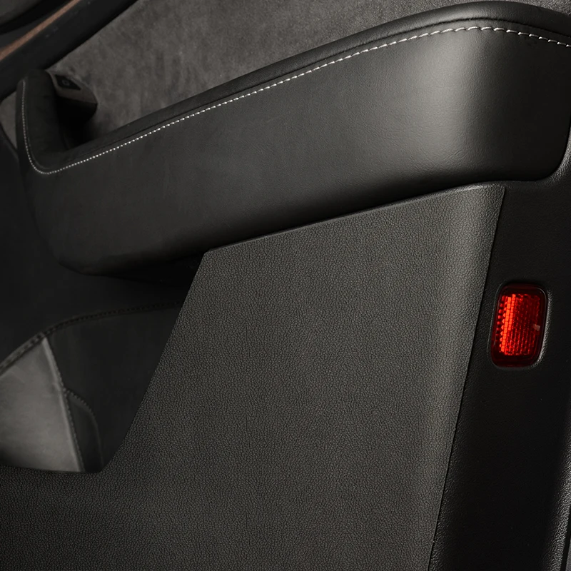 for Tesla Model 3/Y/6-Seater Model YL Car Door anti Kick Pad, Door Panel Protective Pad, anti Stepping and anti Dirt Pad