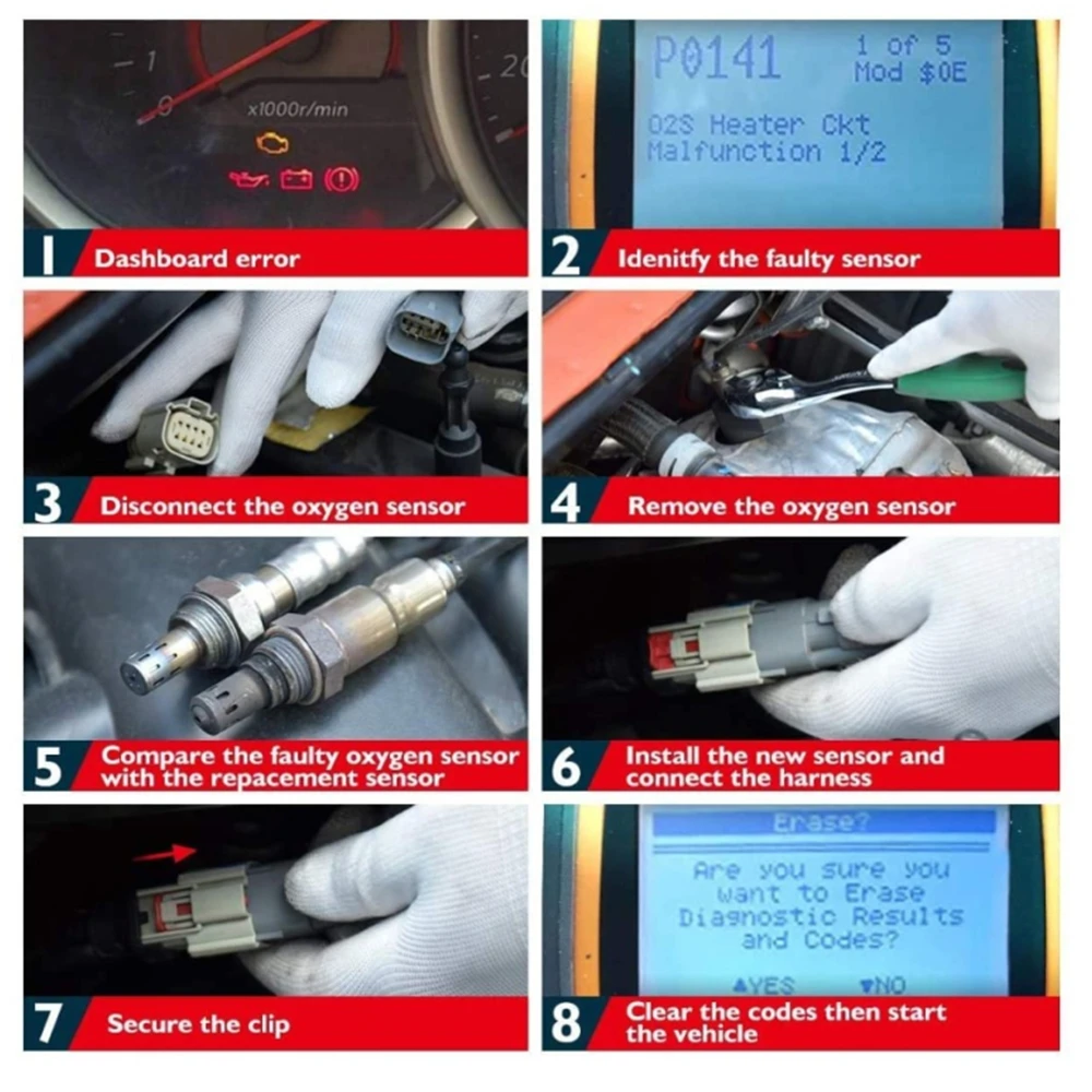 LSU 4.2 Wideband UEGO Lambda Oxygen O2 Sensor For 30-4100 AEM 30-2001 Autometer 0258007366 0 258 007 366