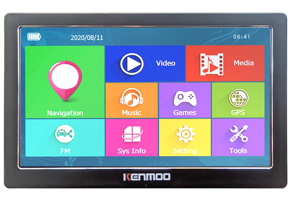 7 Inch HD GPS Portable Navigation 512M RAM 2026 Maps for Europe Russia Car TRUCK CAMPING Caravan Navigator Free Lifetime Update
