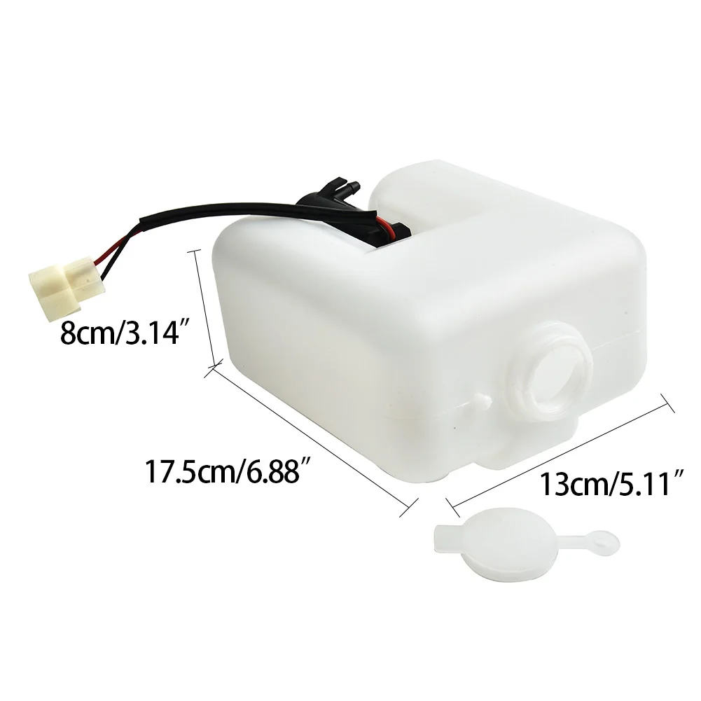2Pin Car Windshield Washer Reservoir Bottle Tank W/12V Pump Hose Jet Universal Perfect Match For The Car