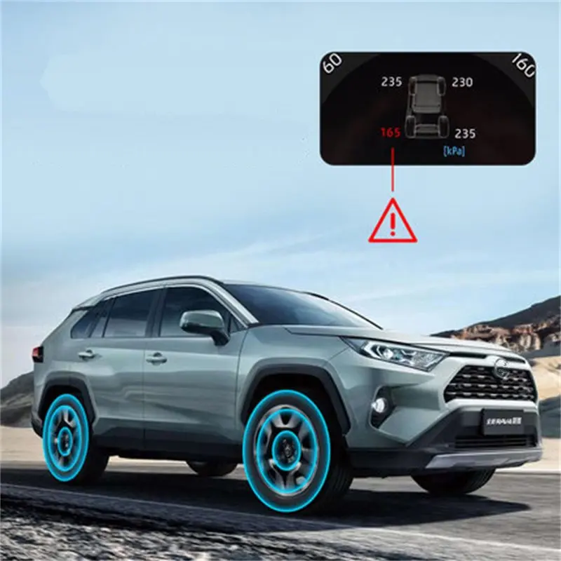 For Toyota Rav4 2019 2020 Xa50 Smart Car TPMS Tyre Pressure Monitoring System Digital LCD Dash Board Display Auto Security Alarm