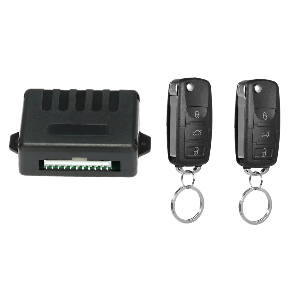 Universal Car Door Lock Keyless Entry System Remote Central Control Locking Kit with Trunk Release Button