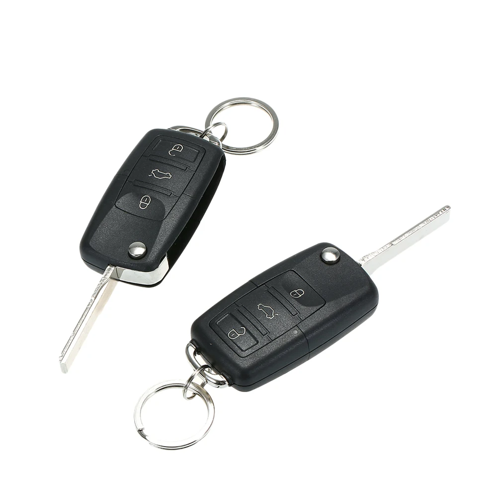 Universal Car Door Lock Keyless Entry System Remote Central Control Locking Kit with Trunk Release Button