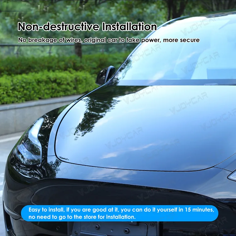 Front Trunk Electric Suction Lock for Tesla Frunk Soft Closing Model Y / Y Juniper / YL / X / S/ 3 Highland Frunk Auto Closer