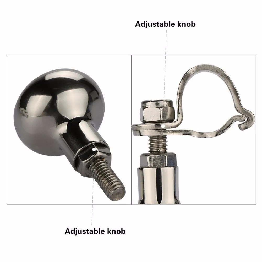 Boat Accessories Yacht Stainless Steel 316 Steering Wheel Spinner Marine Boat Handle Power Ball Grip Knob